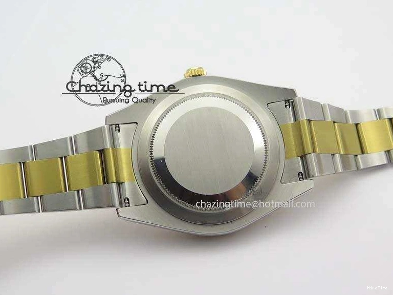 MiroTime 0415 Functional DateJust II 116333 SS YG 41mm EW Best Edition Gray Dial Roman Markers On SS Bracelet A 3823